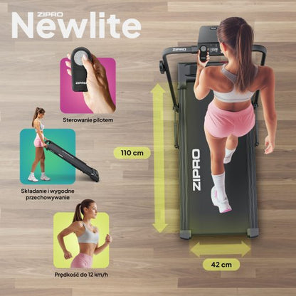 Zipro Newlite - Kompaktowa Bieżnia Elektryczna